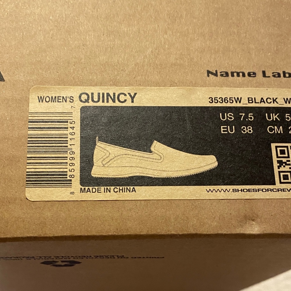 Shoes For Crews Black Slip-On Flats - Picture 3 of 5